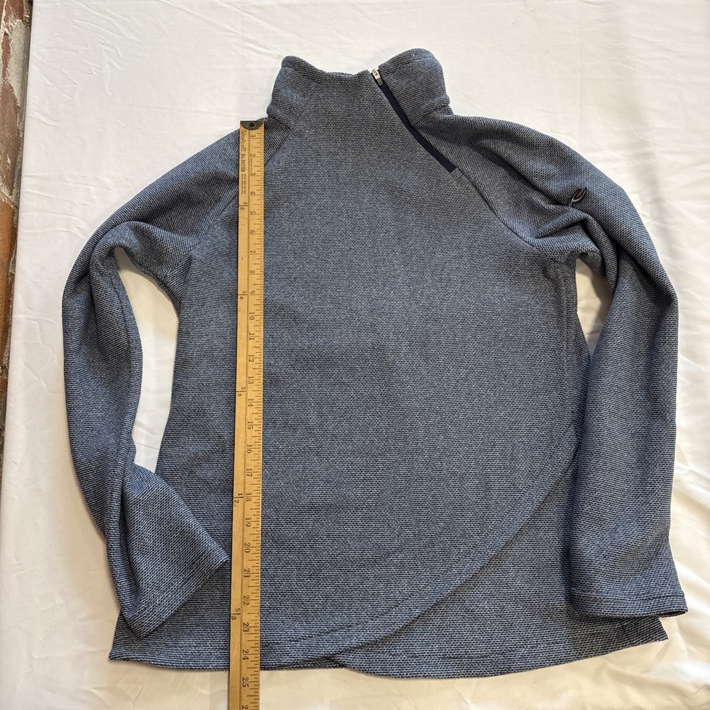 Kjus Gray Zip Lagenlook Pullover Sweatshirt Womens Size Large - Picture 7 of 8